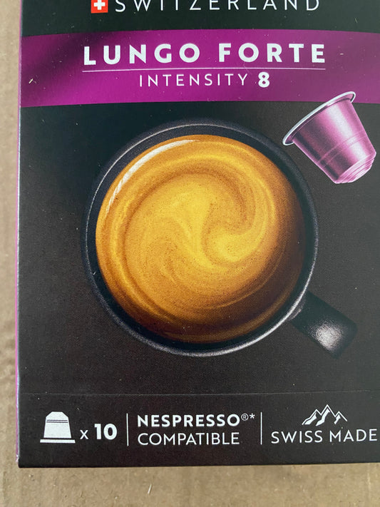 Café lungo forte intensité 8 - 10 capsules