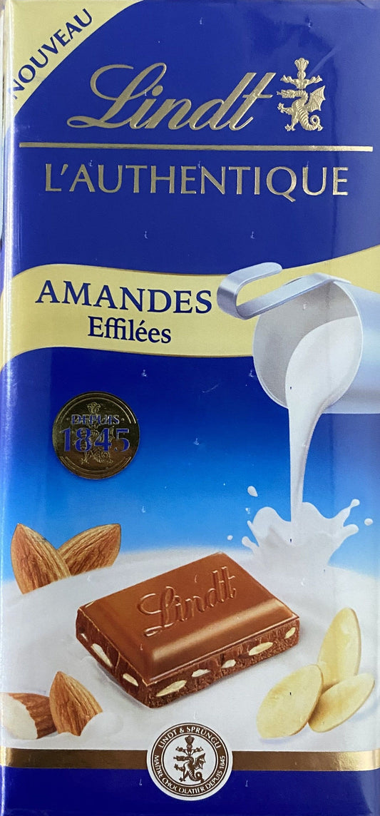 tablettes chocolat au lait et amandes effilées 2x100g