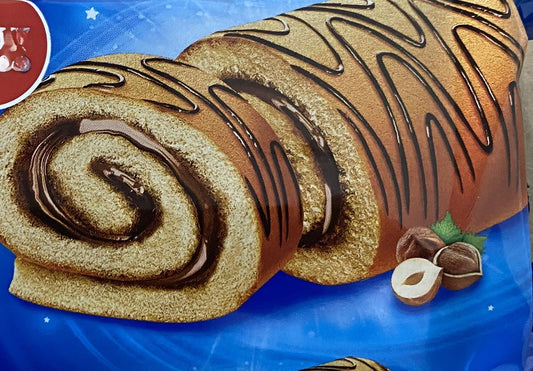 Gâteau roulé noisette et chocolat 150g